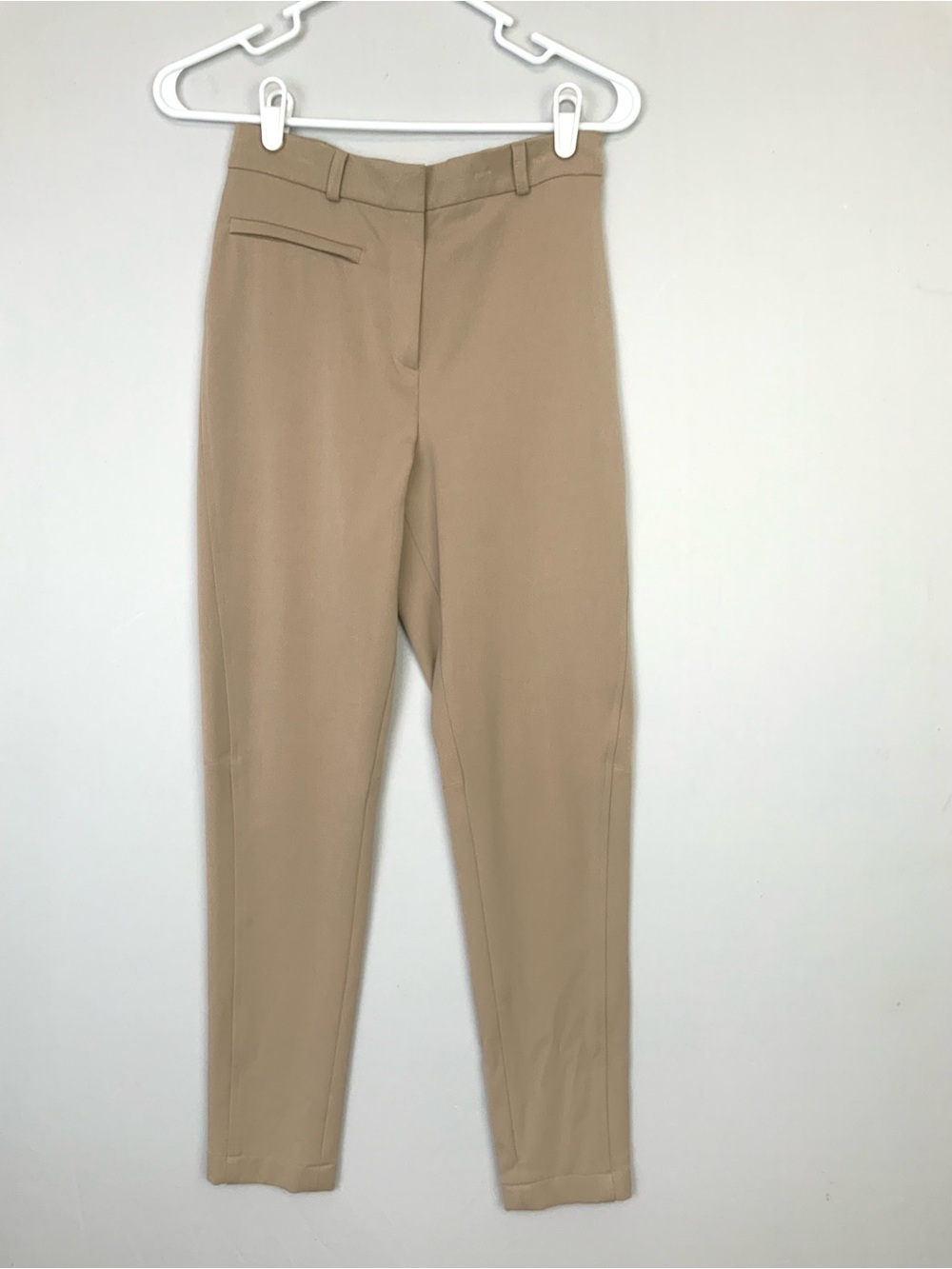 Weekend Max Mara Sz 4 Camel Tan Equestrian Riding Straight High Waisted Pants